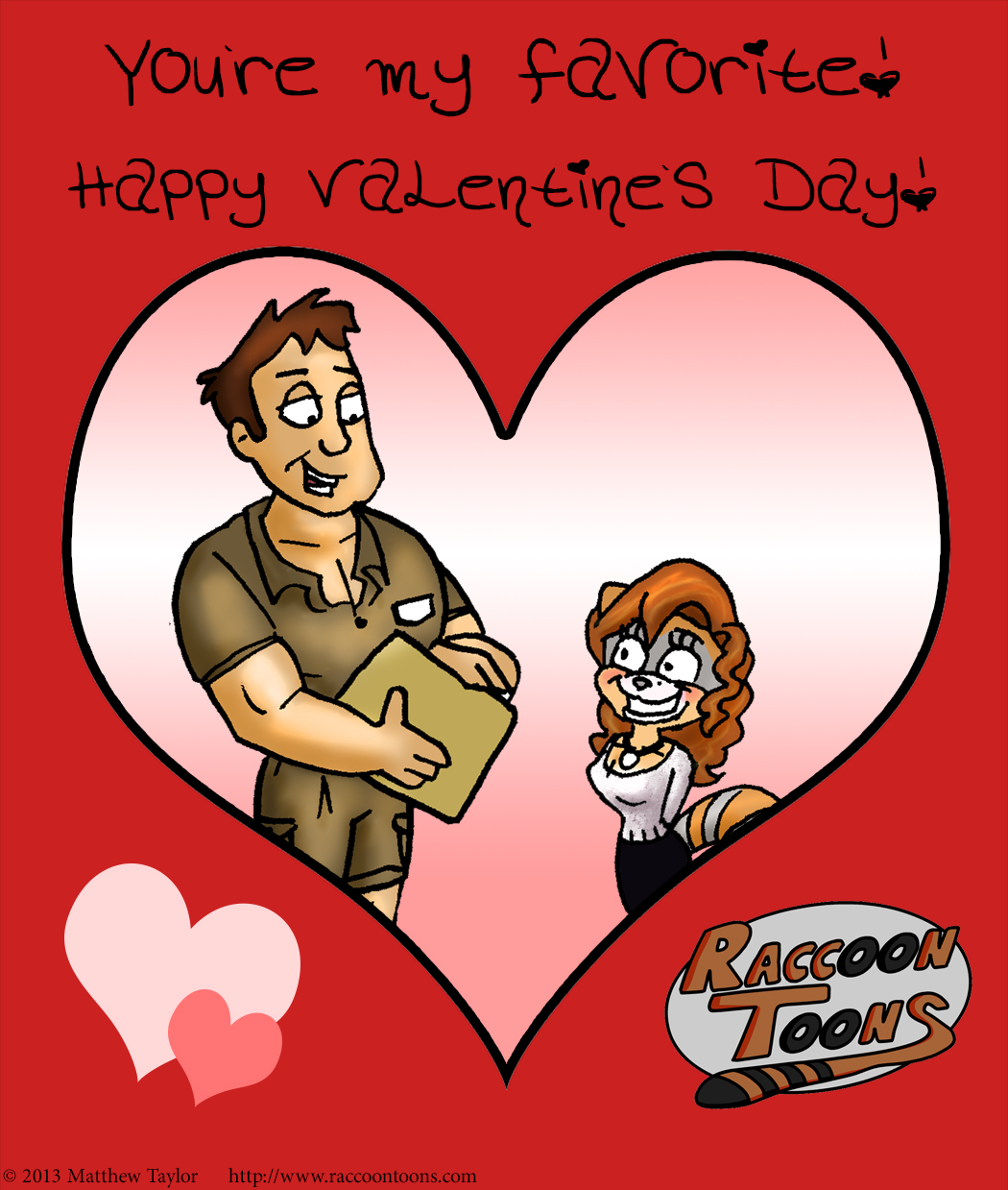 Raccoon Toons Valentine 11