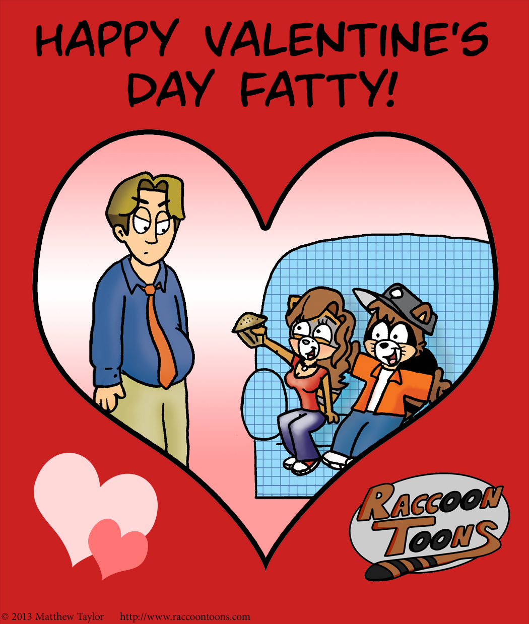 Raccoon Toons Valentine 17