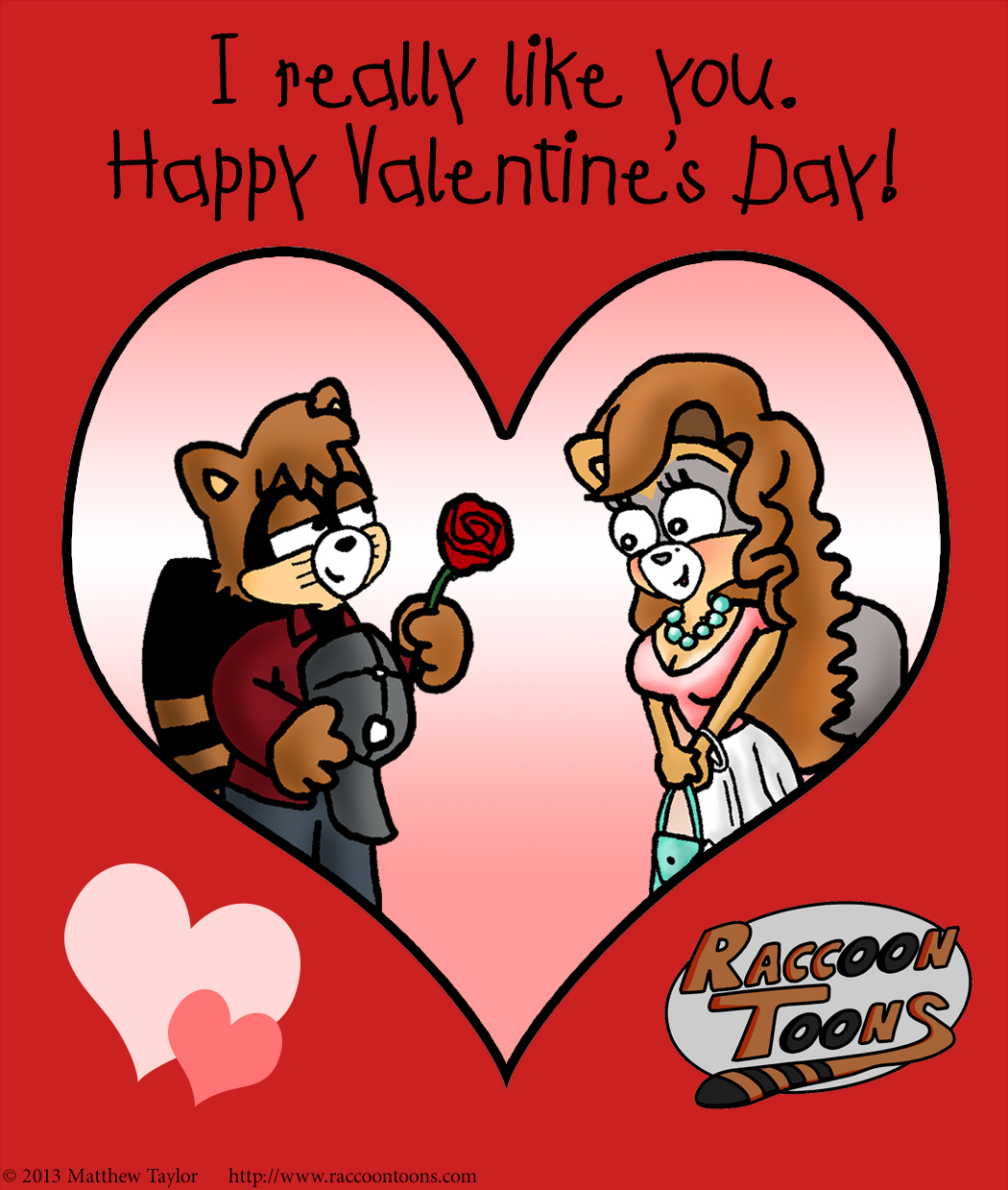 Raccoon Toons Valentine 19