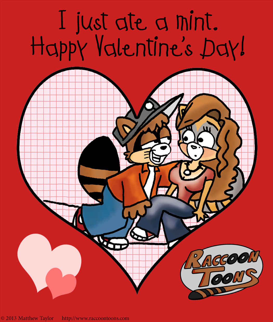 Raccoon Toons Valentine 20