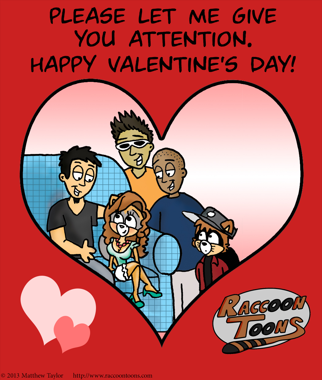 Raccoon Toons Valentine 22