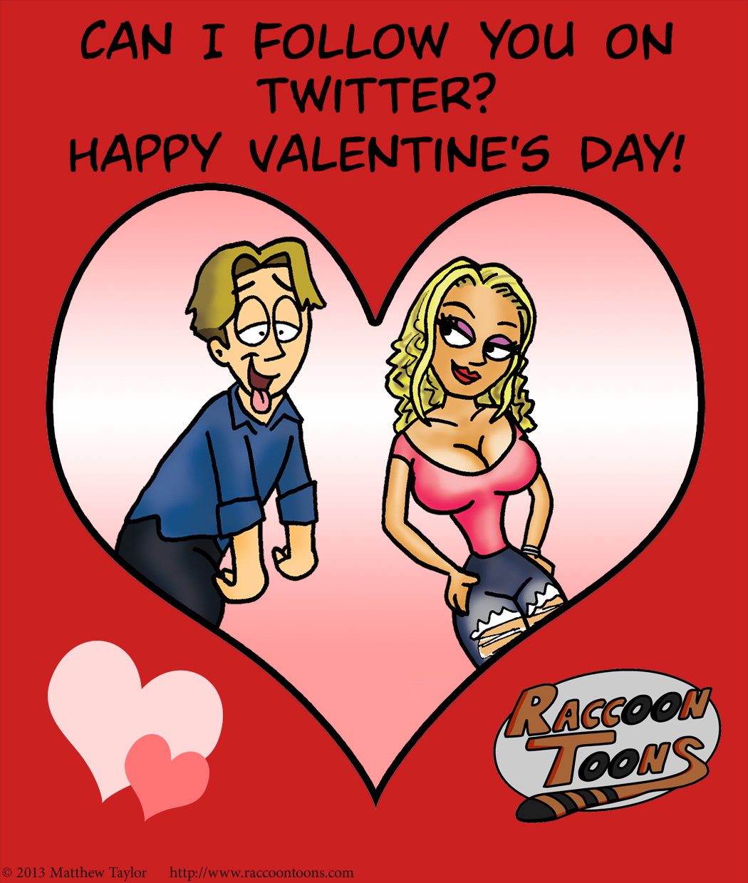 Raccoon Toons Valentine 23