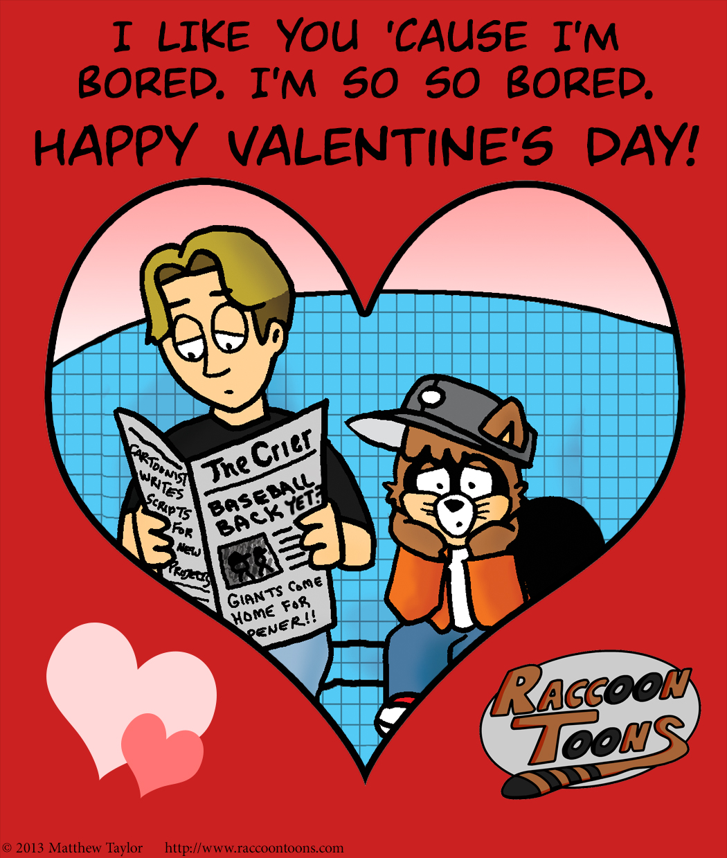 Raccoon Toons Valentine 27