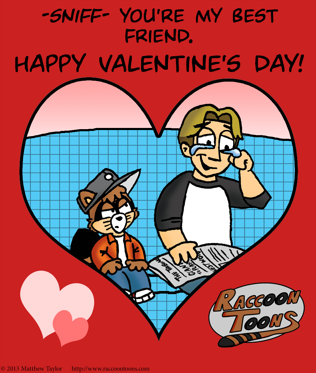 Raccoon Toons Valentine 28