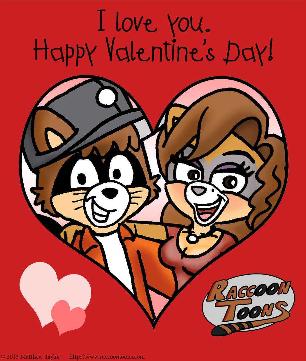 Raccoon Toons Valentine 29
