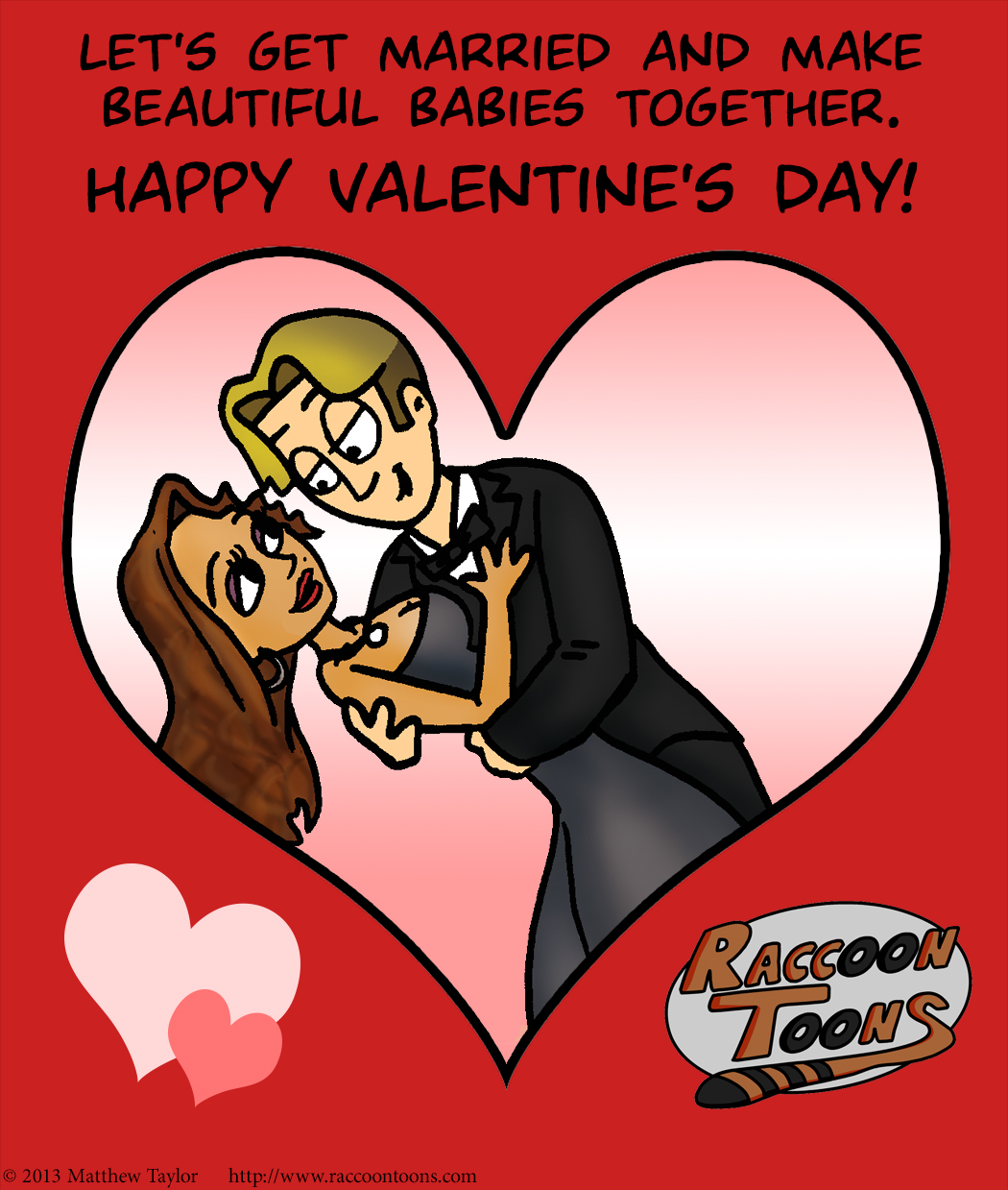 Raccoon Toons Valentine 4