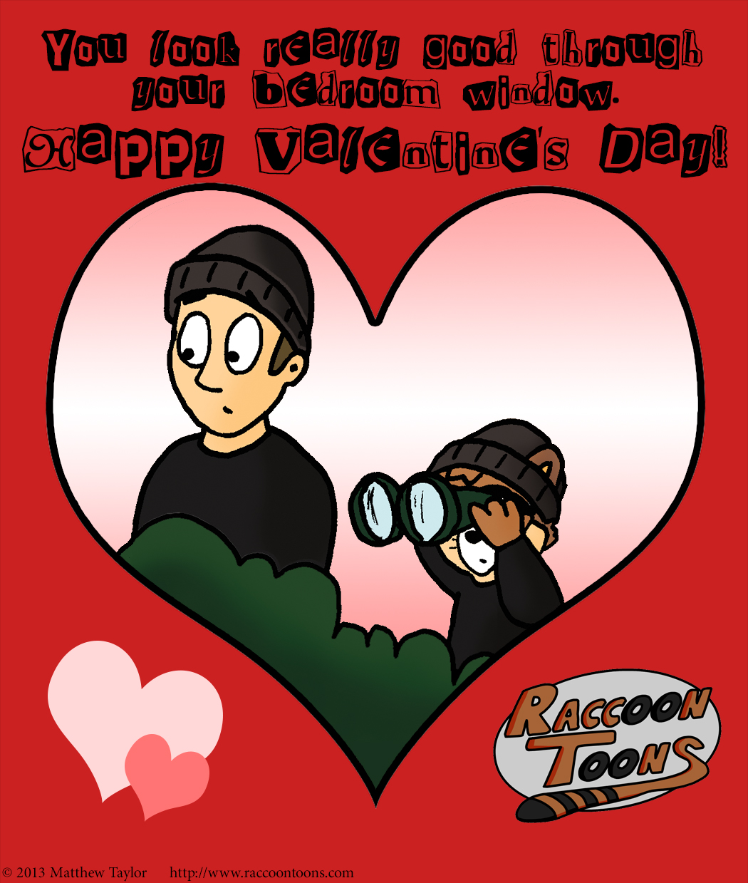 Raccoon Toons Valentine 6