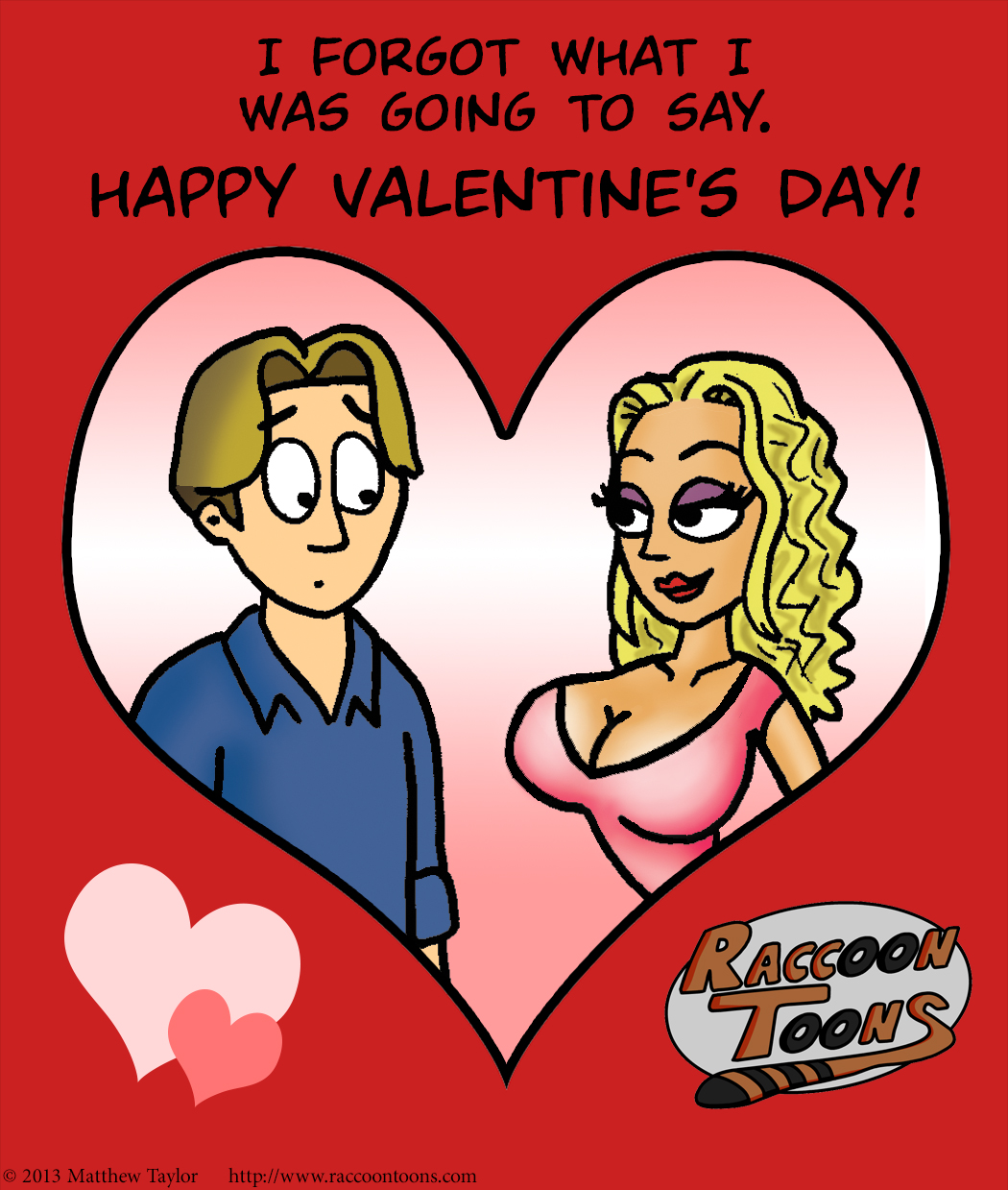 Raccoon Toons Valentine 7