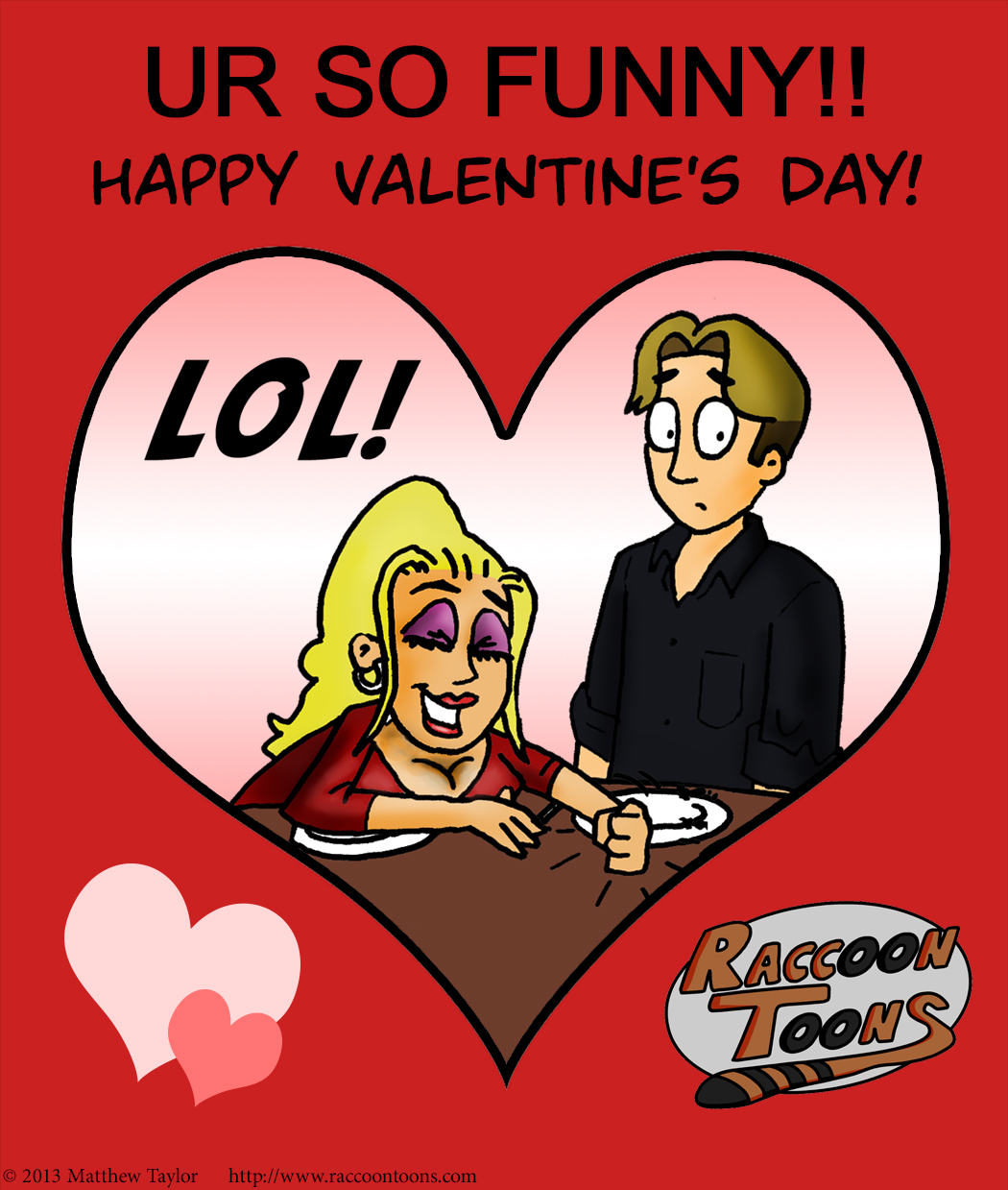 Raccoon Toons Valentine 8