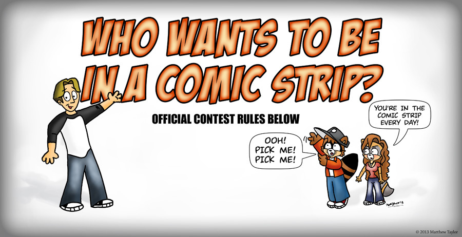 Want To Be In The Comic Strip?