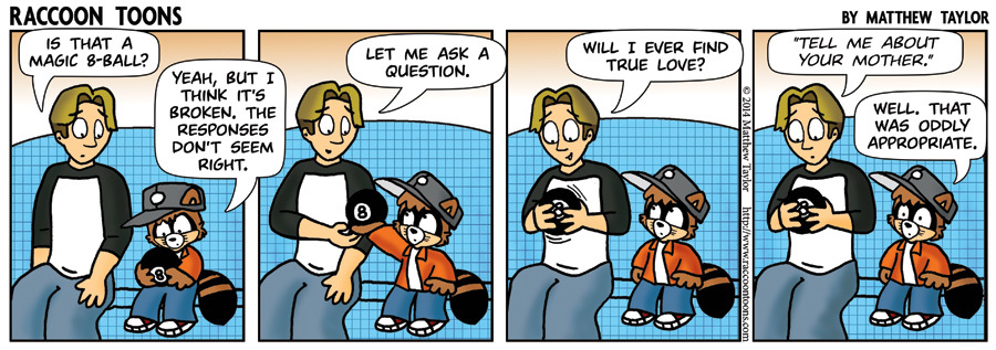 Raccoon Toons - Magic 8-Ball Raccoon Toons - Magic 8-Ball